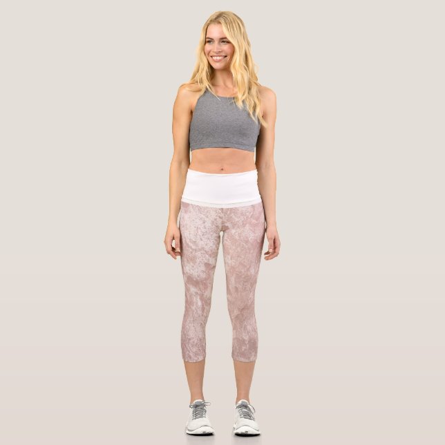 Leggings Capri Texture Capris haut taille (Recto)