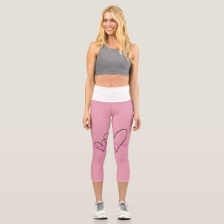Leggings Capri Toile Intérieure – L'art de la force cachée