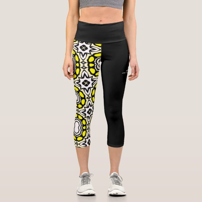 Leggings Capri Tome un kaléidoscope art vingt (Recto)