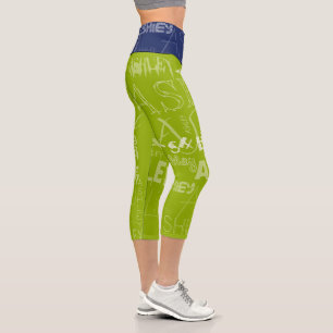 Leggings Capri Transparent répétition Ashley Choisir la couleur B