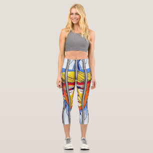 Leggings Capri Trump en prison Yoga Capris haut taille, XS (0-2)