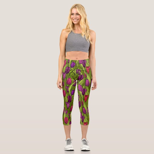 Leggings Capri Tulipes (Recto)
