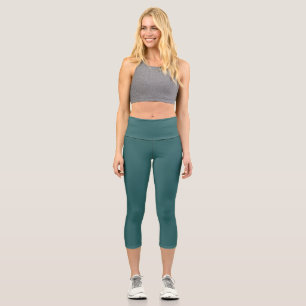 Leggings Capri Turquoise Transformateur