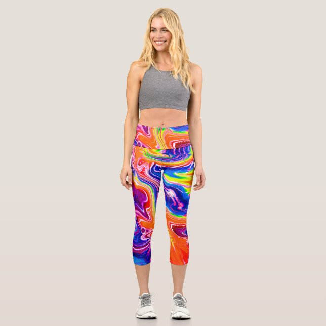 LEGGINGS CAPRI TYPHON COLORMIX (Recto)