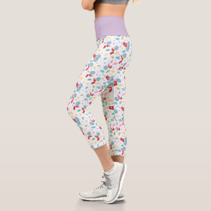 Leggings Capri Une chose deux douces choses Motif
