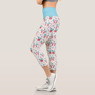 Leggings Capri Une chose deux Motif de fête