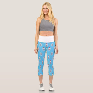 Leggings Capri Une colle vintage de l'école des années 80, 90