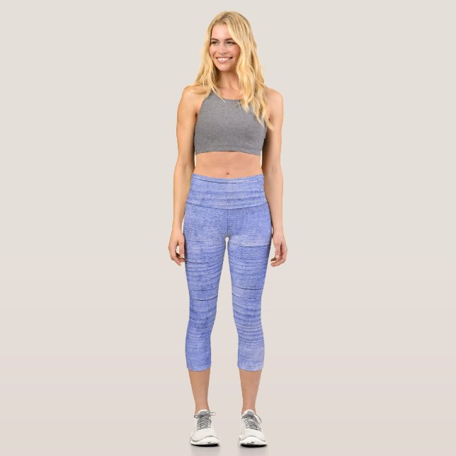 Leggings Capri Vagues Pastel Lilac (Recto)