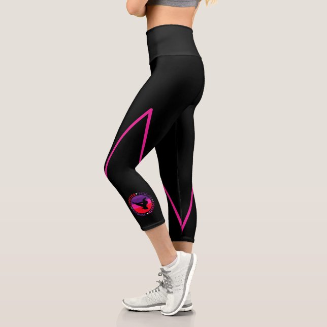 Leggings Capri Valeurs fondamentales des arts martiaux - Karate (Gauche)