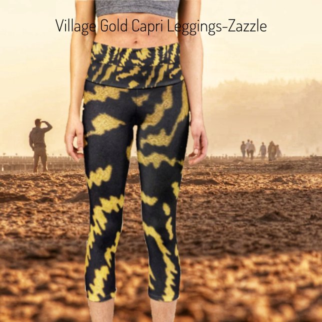 Leggings Capri Village Gold (Créateur téléchargé)