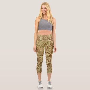 Leggings Capri Vintage Marigold William Morris
