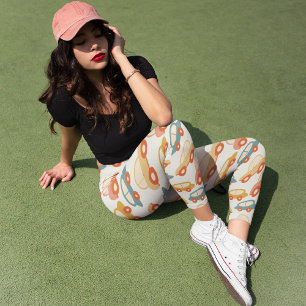 Leggings Capri Voitures Rétro pour Enfants