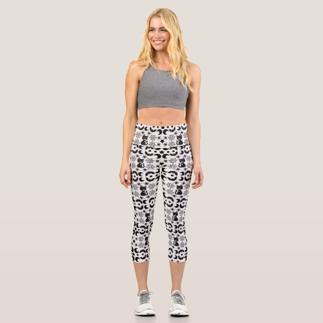 Leggings Capri Whimsy néocturne (Recto)