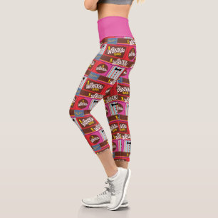 Leggings Capri Willy Wonka Motif