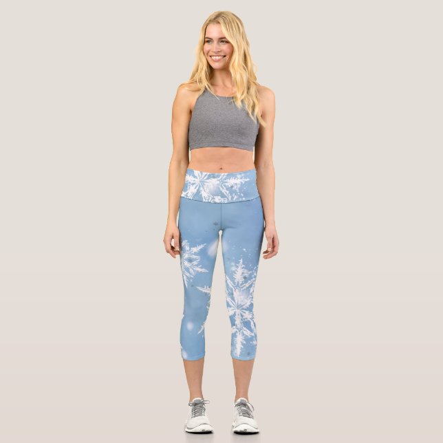 Leggings Capri Wonderful Christmas Snow (Recto)