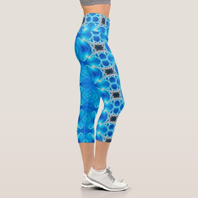 Leggings Capri x bleu  (Droite)