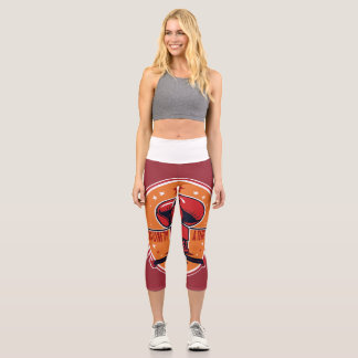 Leggings Capri "Yoga Bliss : votre chemin vers la paix intérieure