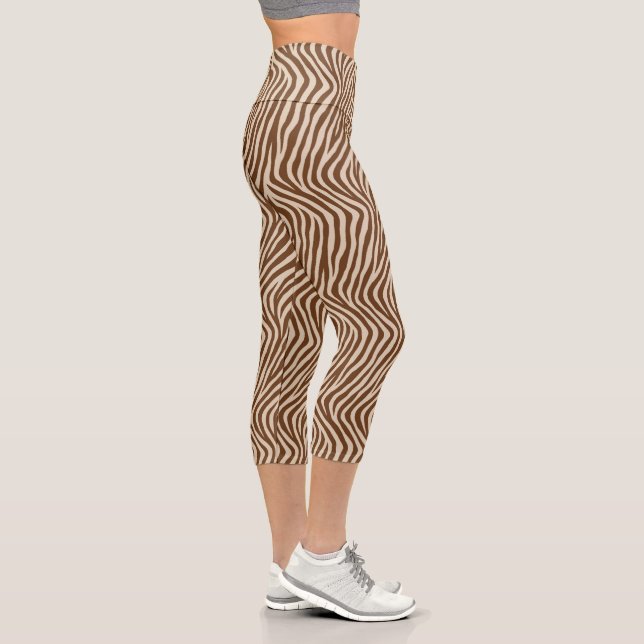Leggings Capri Zebra Print  (Droite)