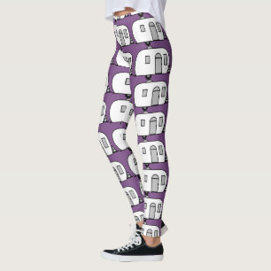 Leggings Caravane arrondie par remorque classique vintage