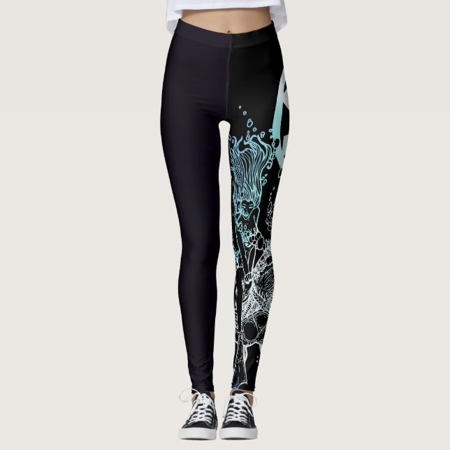 Leggings Caravane de tortue (Devant)