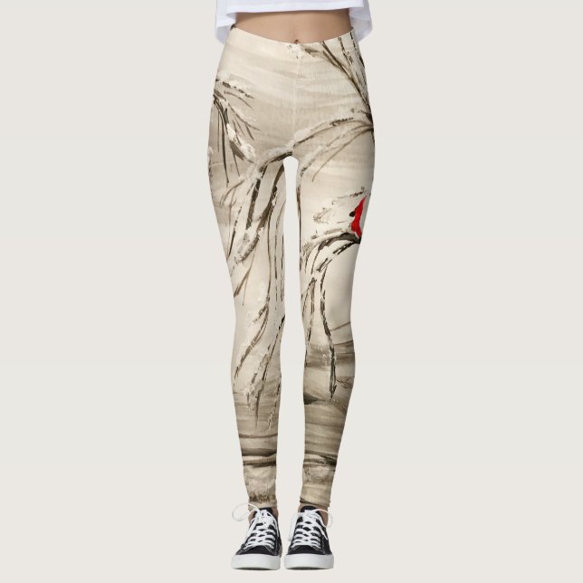 Leggings cardinaux (Devant)