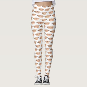 Leggings Caricature à pâte molle et à pâte molle
