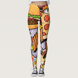 Leggings Caricature alimentaire