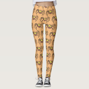 Leggings Caricature d'araignée mignonne et adorable