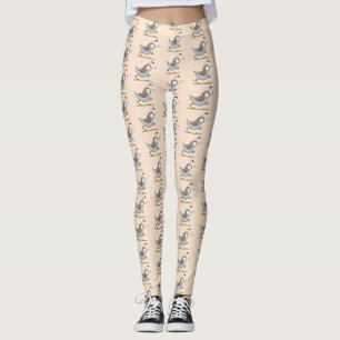Leggings Caricature de caille californienne joli