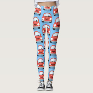 Leggings Caricature de voitures Cute kawaii