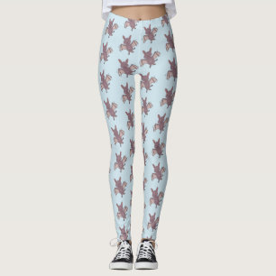 Leggings Caricature de vol de chauve-souris