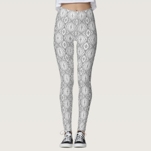 Leggings Carré et diamant géométriques