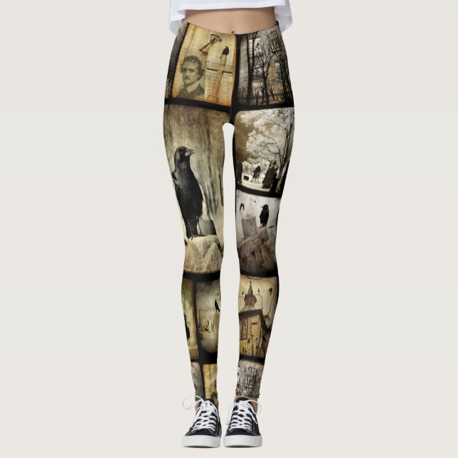 Leggings Carré gothique vintage (Devant)