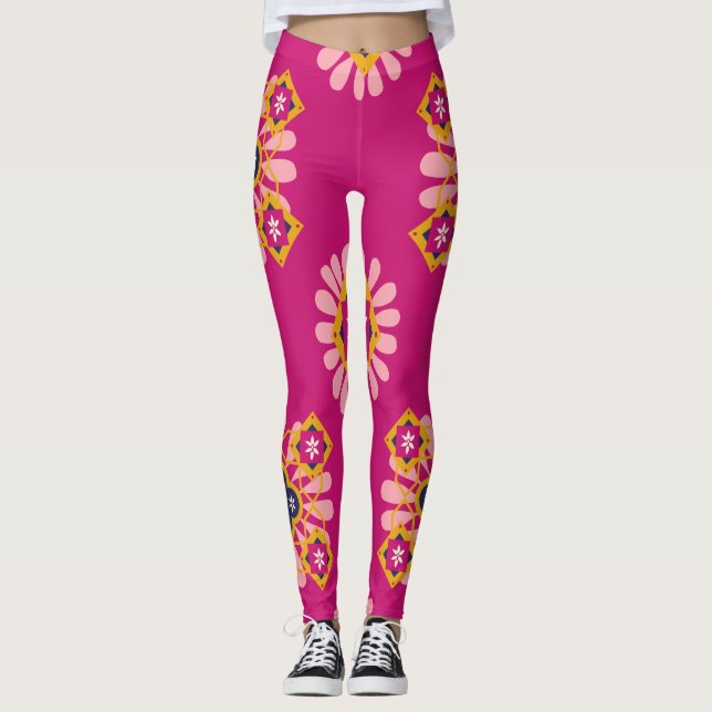 Leggings Carreau Marocain Traditionnel Marrakech (Devant)