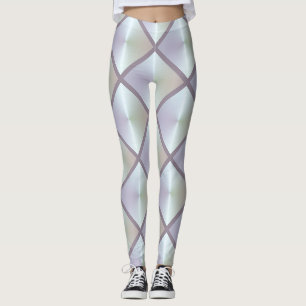Leggings Carreau Motif Iridescente