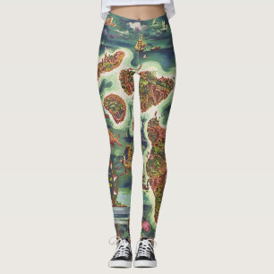 Leggings Carte de 1950 Dole de Hawaii Joseph Feher Oil Pain