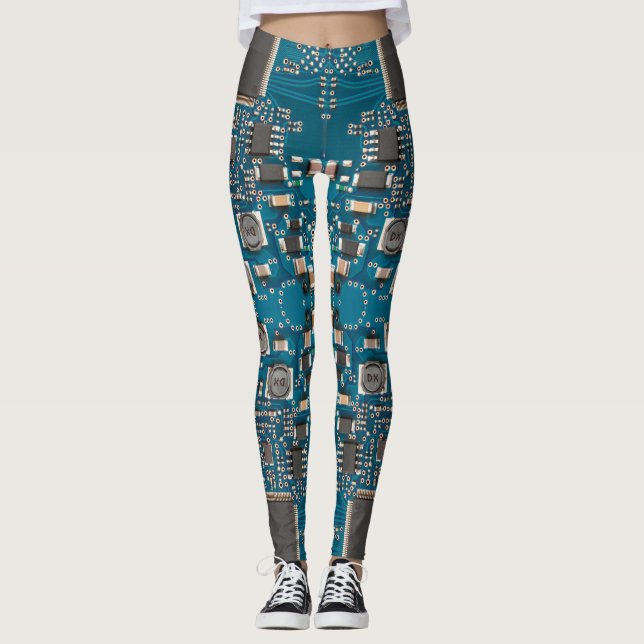 Leggings Carte de circuit (Devant)
