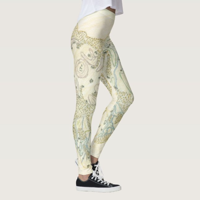 Leggings Carte sans étiquette de Trino (Droite)