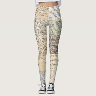Leggings Cartes postales anciennes Arrière - plan Vintage f