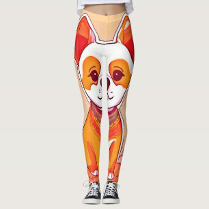 Leggings Carton de Corgi mignon