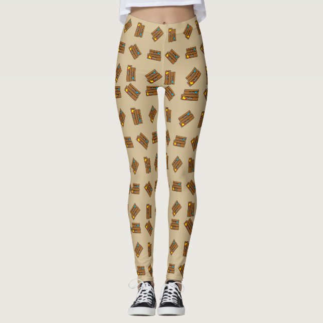 Leggings Cartoon Luggage (Devant)