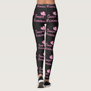 Leggings Casquette de princesse Rope Text With Pink de