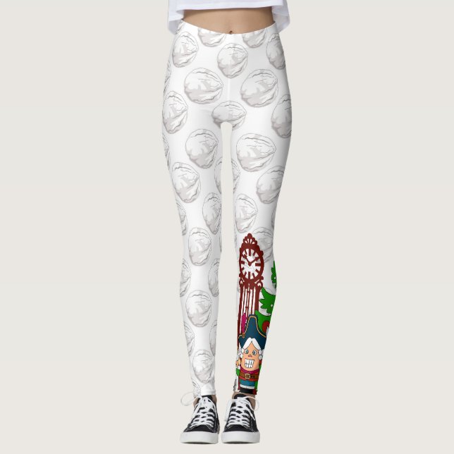 Leggings Casse-noisettes fêtes de Noël (Devant)