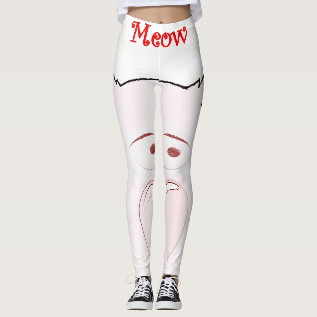 leggings cat meow (Front)