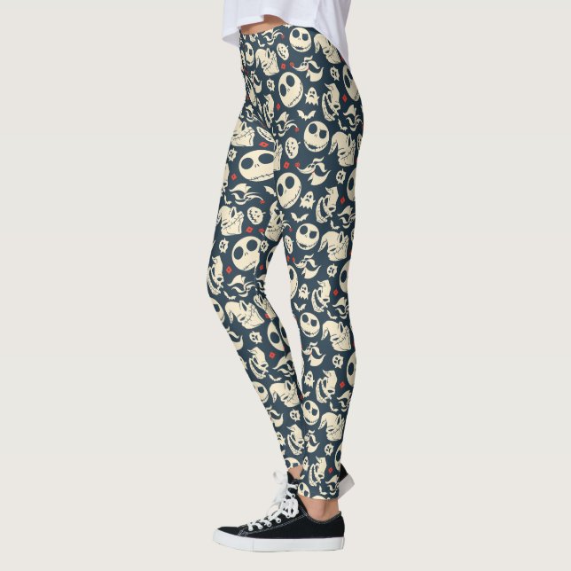 Leggings Cauchemar avant Noël | Oh What Joy - Motif (Gauche)