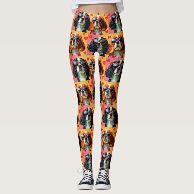 Leggings Cavalier Roi Charles Espagnol Saint Valentin (Devant)