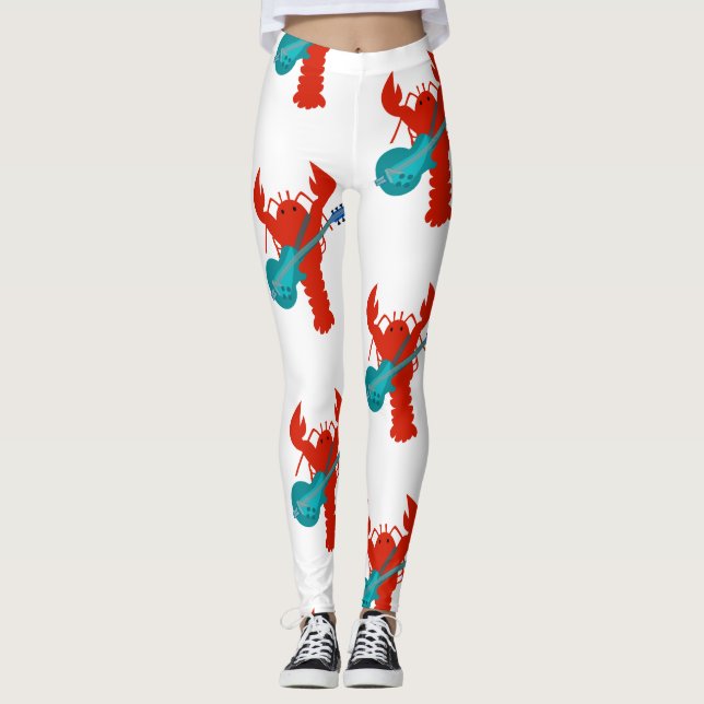 Leggings Ce homard de Rockin (Devant)