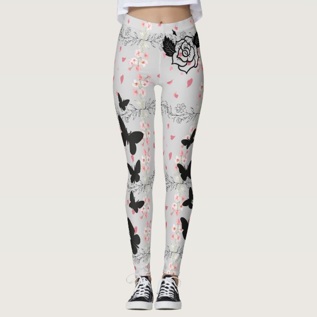 Leggings, Celestial Butterfly Leggings  (Front)