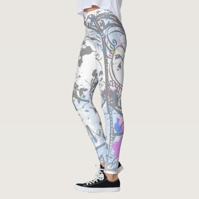 Leggings Cendrillon a inspiré des guêtres de chariot (Gauche)