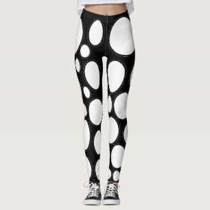 Leggings Cercle blanc